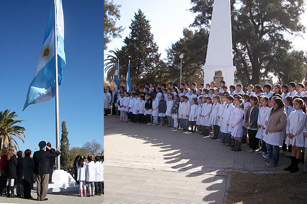 FOTO: acto central por el día de la Bandera