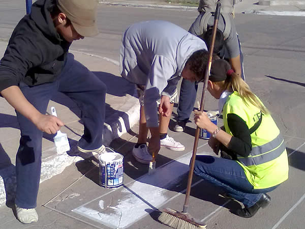 Pintando la calle 