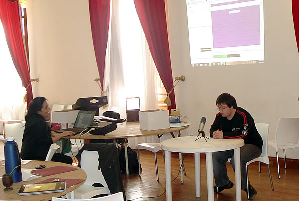 Taller de Radio dictado por Producciones Luján