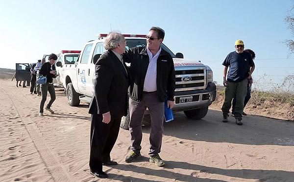 Adolfo Pérez Esquivel visita Leuvucó