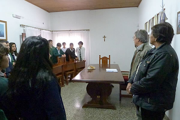 El Intendente recibe la visita de alumnos de la Escuela Félix Romero