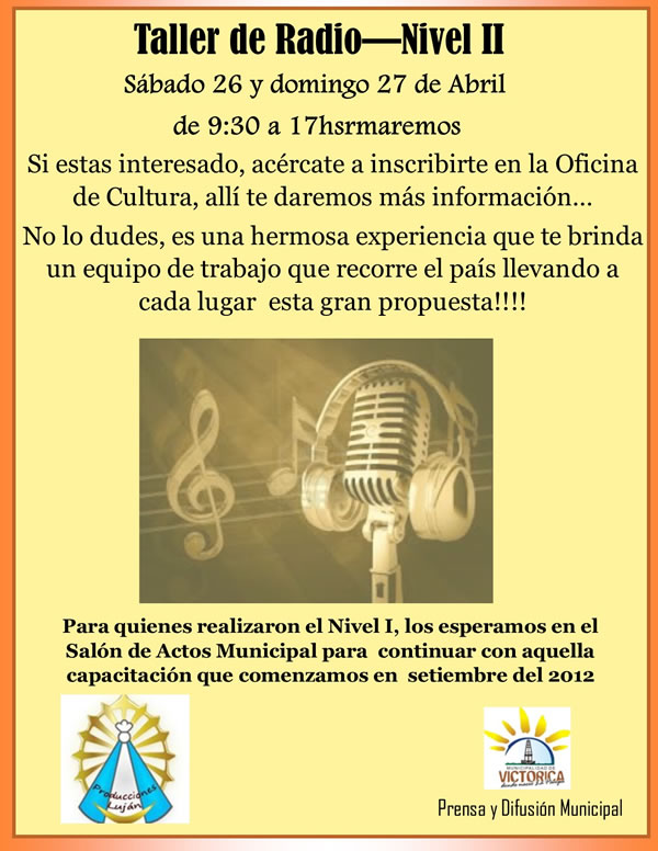 Nivel 2 del Taller de Radio