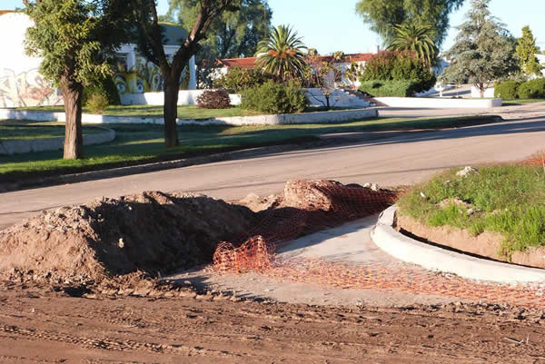 Obras de cordones, veredas, badenes y rampas de acceso