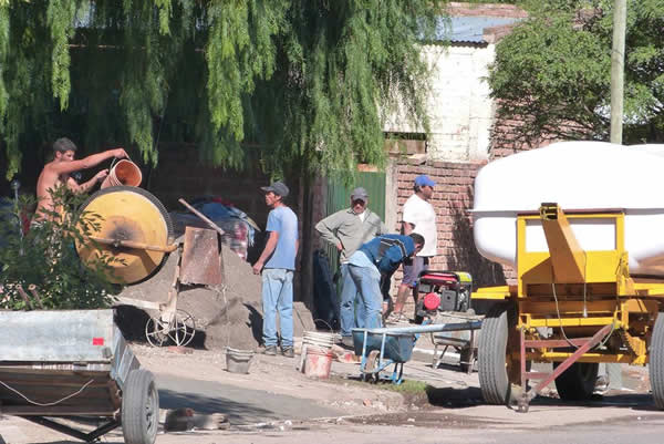 Obras de cordones, veredas, badenes y rampas de acceso