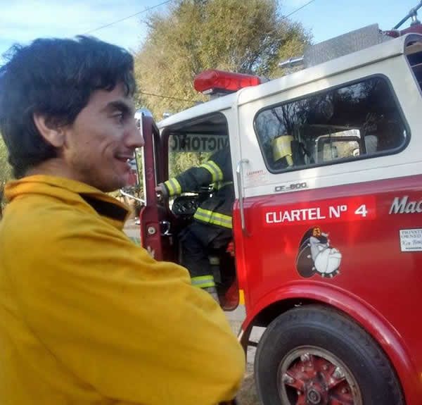 Visita al Cuartel de Bomberos Voluntarios