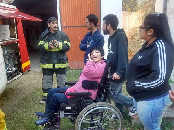 Visita al Cuartel de Bomberos Voluntarios