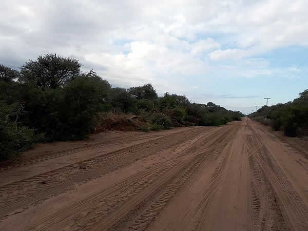 Desmonte y limpieza de caminos vecinales