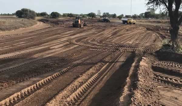 Obra de la Rotonda de la Av. Borthiry y Circunvalación Sur