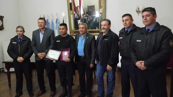 Reconocimiento al Agente Ángel Pascual Lucero