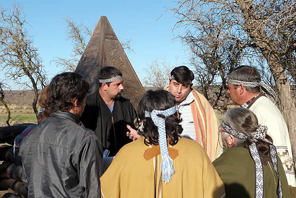 Mariano Rosas, Panguitruz Nger regresa a su Madre Tierra